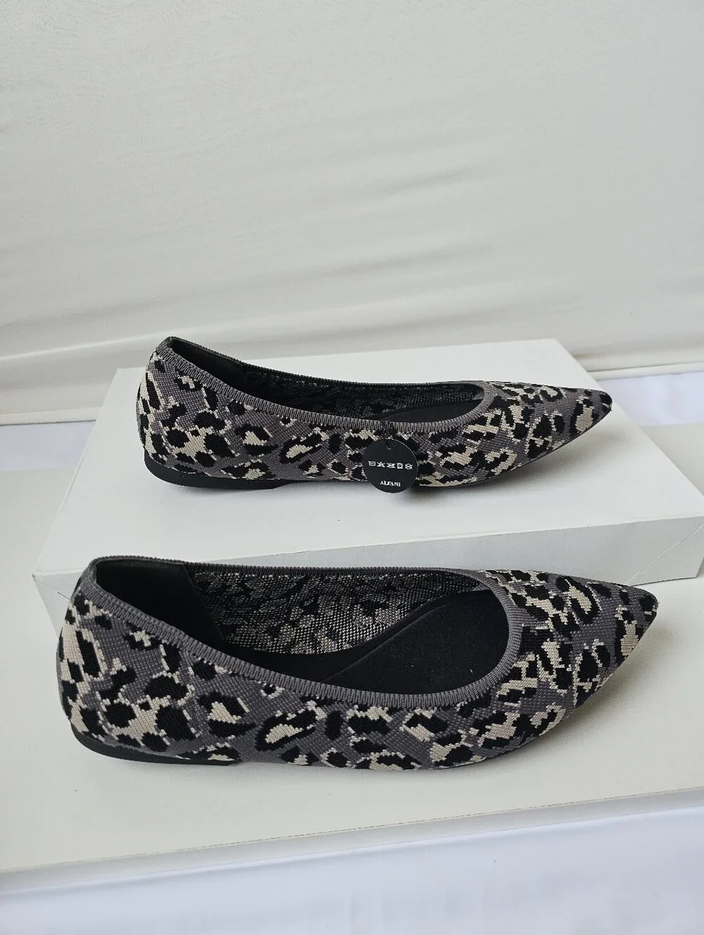 NWT Alfani Step Flex Pointed Toe Flats – Leopard Print (Size 10M)